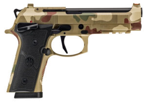 Beretta 92XI FS 9mm 4.7in Frogskin Camo pistol left-side view