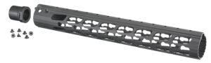 Ruger 90589 Precision Handguard black anodized for Ruger Precision rifle with keyMod 6 o'clock flat