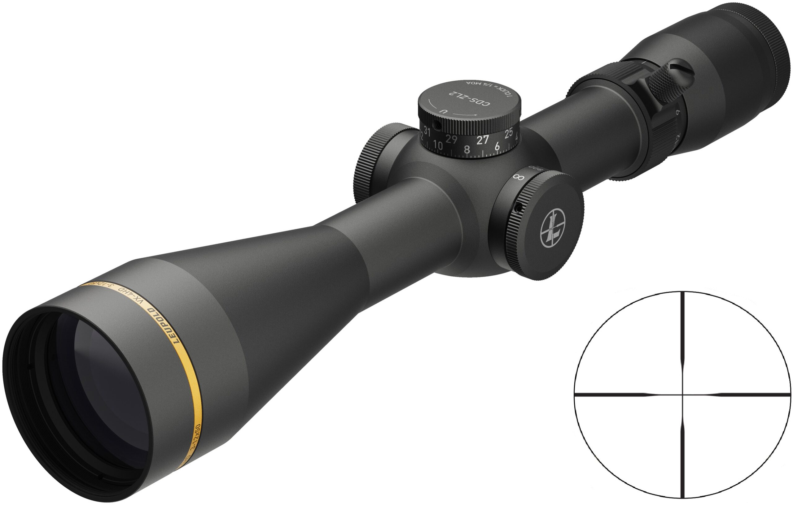 Leupold VX-4HD 3-12x50 30mm CDS-ZL2 Side Focus Duplex - Alexander's