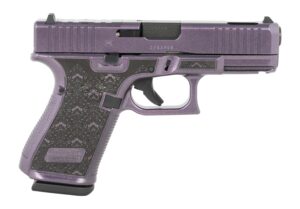 Glock G19 Gen5 Cover-Up Amethyst Cerakote 9mm pistol left-side view