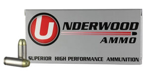 Underwood Ammo 10mm full metal jacket flat nose 50 round box