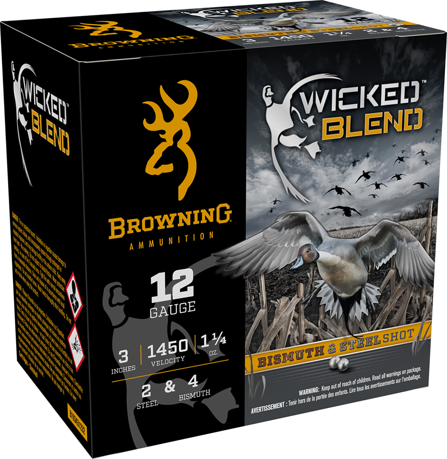 Browning Ammo B193431232 Wicked Blend 12Gauge 3