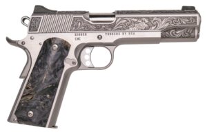 CNC FIREARMS CNCWILDLIFE45 Kimber 1911 .45 ACP 5-inch with burled maple grips