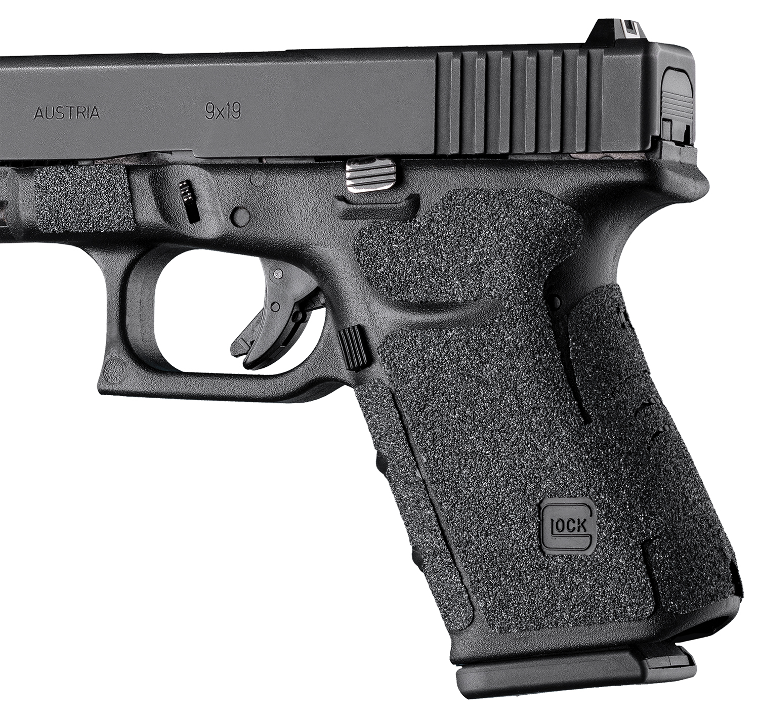 Hogue Wrapter Grip for Glock 19/23/32/38 Gen3 - Black - Alexander's