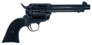 Taylors and Company 1873 Pietta .45 Long Colt 6-shot revolver, 5.50-inch blued barrel, black checkered grips