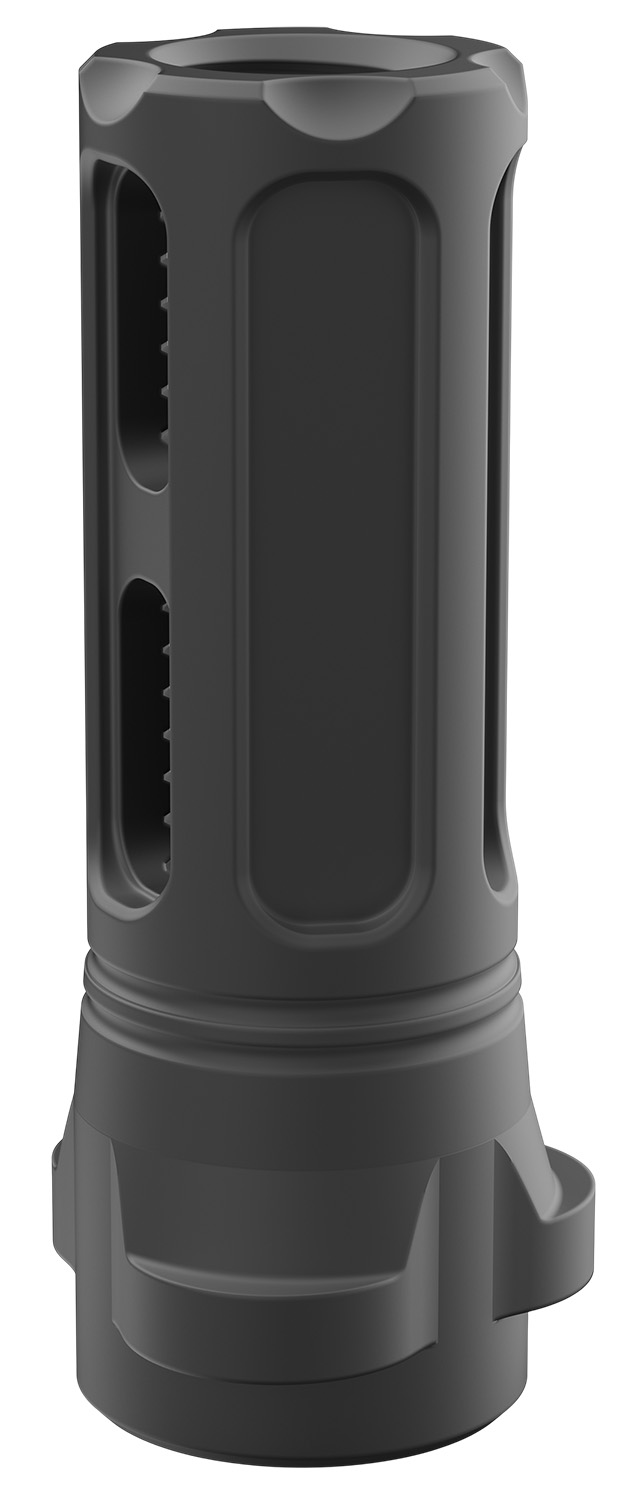Breek Arms Sentinel caged flash hider, black nitride steel, compatible with Breek-LOK 3QD