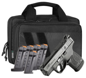 Smith & Wesson M&P9 Shield Plus 9mm 3.1 inch bundle with Savior bag and magazines