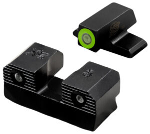 XS Sights R3D 2.0 night sight set green tritium front black oxide rear fits Sig Springfield FN 509