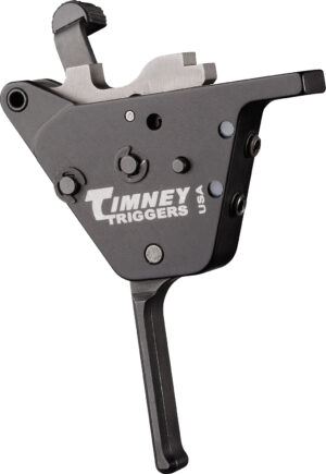 Timney adjustable straight trigger for CZ 457 left-hand in black oxide