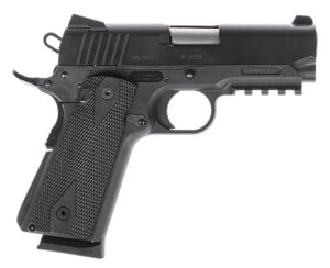 Tanfoglio Pugio compact 9mm pistol with 3.54-inch stainless bull barrel and black polymer frame