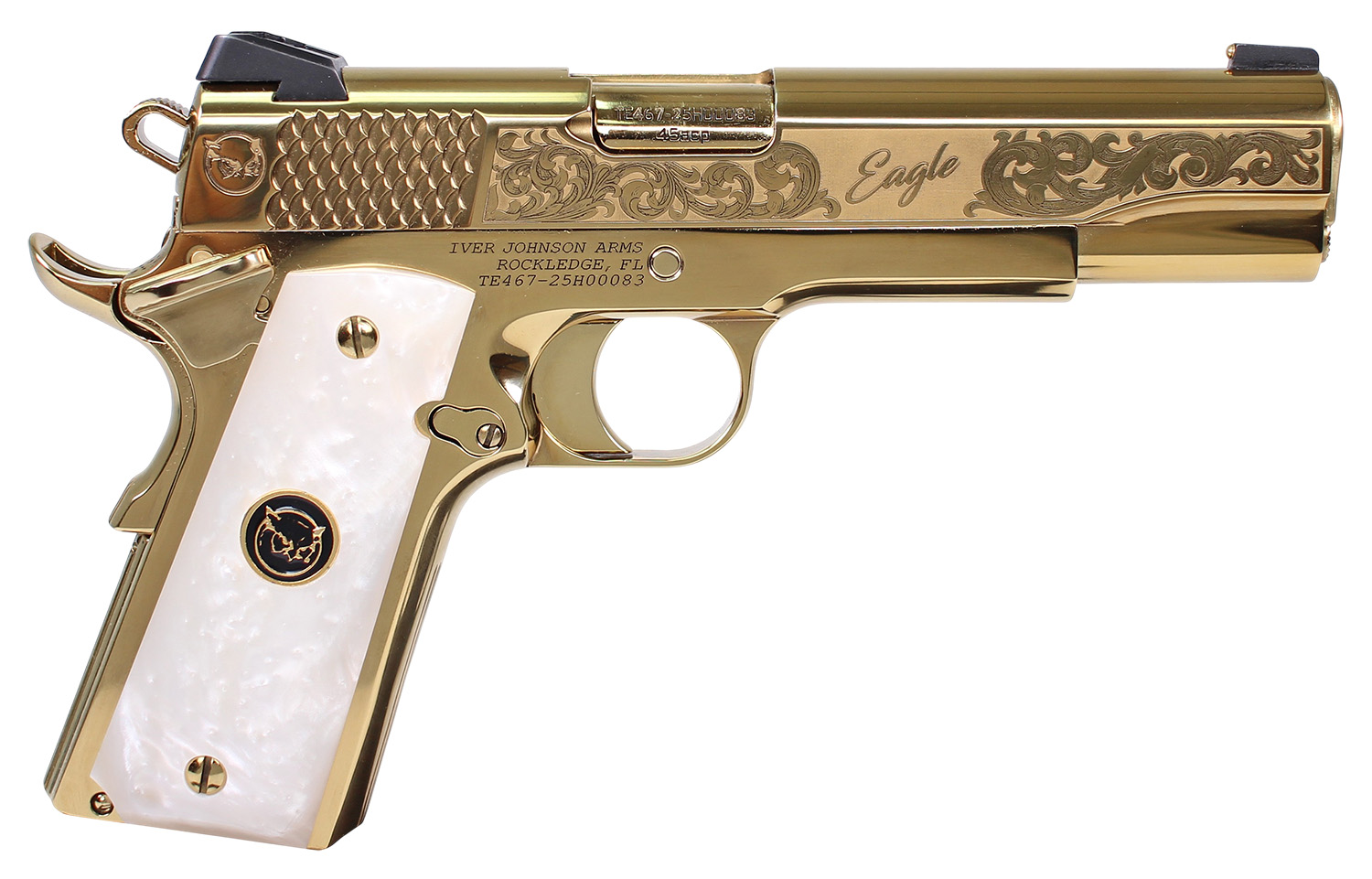 Iver Johnson Noble Eagle WP G2 45 ACP 5in Pearl Grip - Alexander's