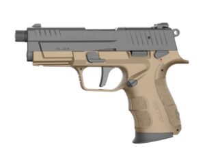 Retay USA RXP22FDEBLKS13TH RXP 22 LR 13+1 4" Threaded Barrel, Black Cerakote Optic Ready/Serrated Slide, Flat Dark Earth Cerakote Polymer Frame w/Accessory Rail, RMR/RMSc Footprint