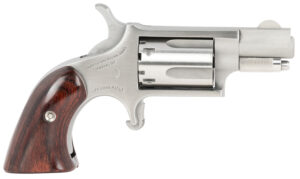 North American Arms Mini-Revolver .22 LR 1.13-inch stainless frame with wood boot grip