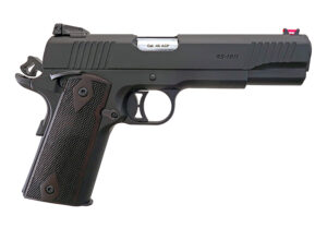 T R Imports 1911 45 ACP 7+1 overall black with black polymer grip