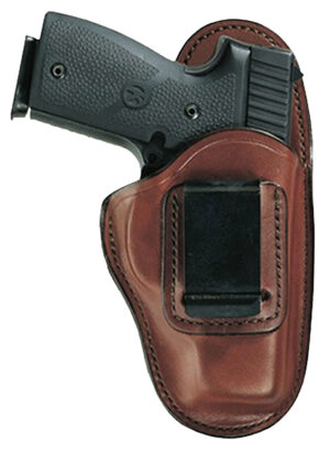 Bianchi 100 Professional IWB tan leather holster Size 01 left hand for 2-inch revolvers