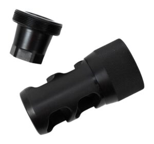Area 419 Hellfire 2P self-timing muzzle brake with adapter 9mm 1/2-28
