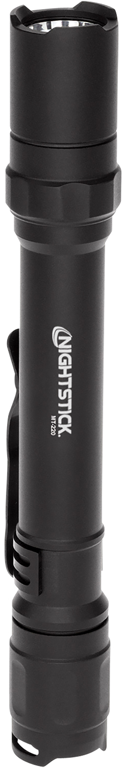 Bayco Nightstick MT220 Mini-TAC Pro black anodized flashlight, 90/130/265 Lumens