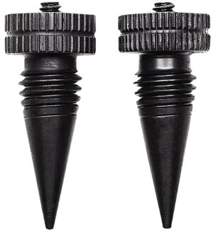 Accu-Tac SRS0200 G1 SR-5 BR-4 black oxide steel spikes bipod feet with aluminum cradle blocks