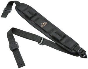 Butler Creek Comfort Stretch Alaskan Magnum rifle sling in black, padded closed-cell neoprene
