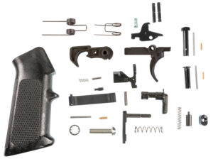 Smith & Wesson AR-15 complete lower parts kit in black, full lower components
