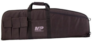 M&P Duty Series 34-inch gun case black nylon foam padding with AR mag pouches