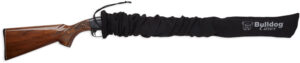 Bulldog black 52x4 silicone-treated knit gun sock for scoped rifle or shotgun