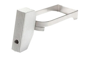 Wilson Combat Ultralight Match Matte Silver Solid Flat Trigger for 1911, Ambidextrous