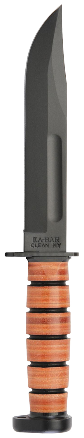 Ka-Bar Dog's Head Utility Knife 7 inch clip point with leather sheath