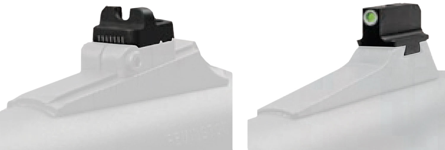 Truglo Tritium Pro night sights white outline front and rear with green tritium for Ruger SR9 SR40 SR45