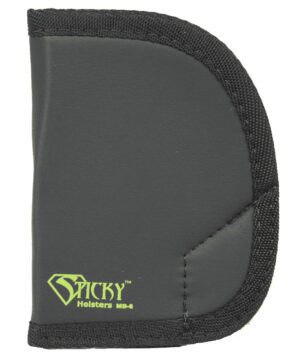 Sticky Holsters MD-6 medium black sticky pocket holster for 2.25-inch small revolvers