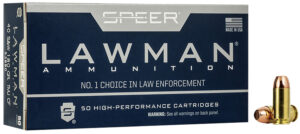 Box of Speer Lawman Clean-Fire .40 S&W 180gr TMJ, 50 rounds