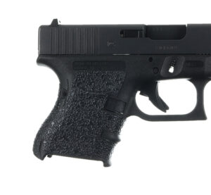 Talon Grips 117R adhesive textured rubber grip compatible with Glock 26/27/28/33/39 Gen4 with medium backstrap