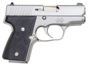 Kahr Arms MK9 9mm 3-inch stainless pistol with black textured wraparound grips
