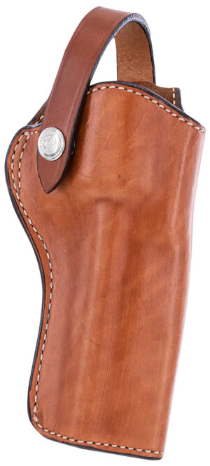 Bianchi 1L Lawman tan leather western OWB holster, right hand, fits Colt New Frontier 6.5-inch