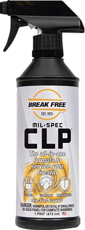 Break-Free CLP 1 Pint Trigger Spray bottle (16 oz) for firearms cleaning and lubrication