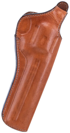 Bianchi Cyclone 12688 tan leather OWB belt holster, right hand, fits 8.3-inch barrel