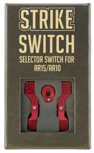 Strike Industries Strike Switch red aluminum ambidextrous safety selector