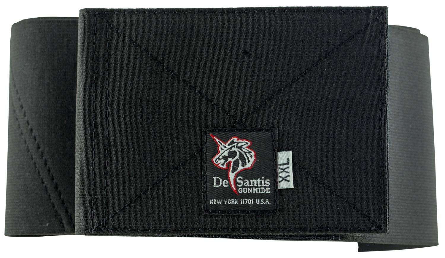 DeSantis Option 4 large black nylon belly band holster for Glock-pattern pistols