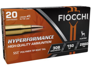 Fiocchi .308 Win 150 gr SST polymer tip 20-round box
