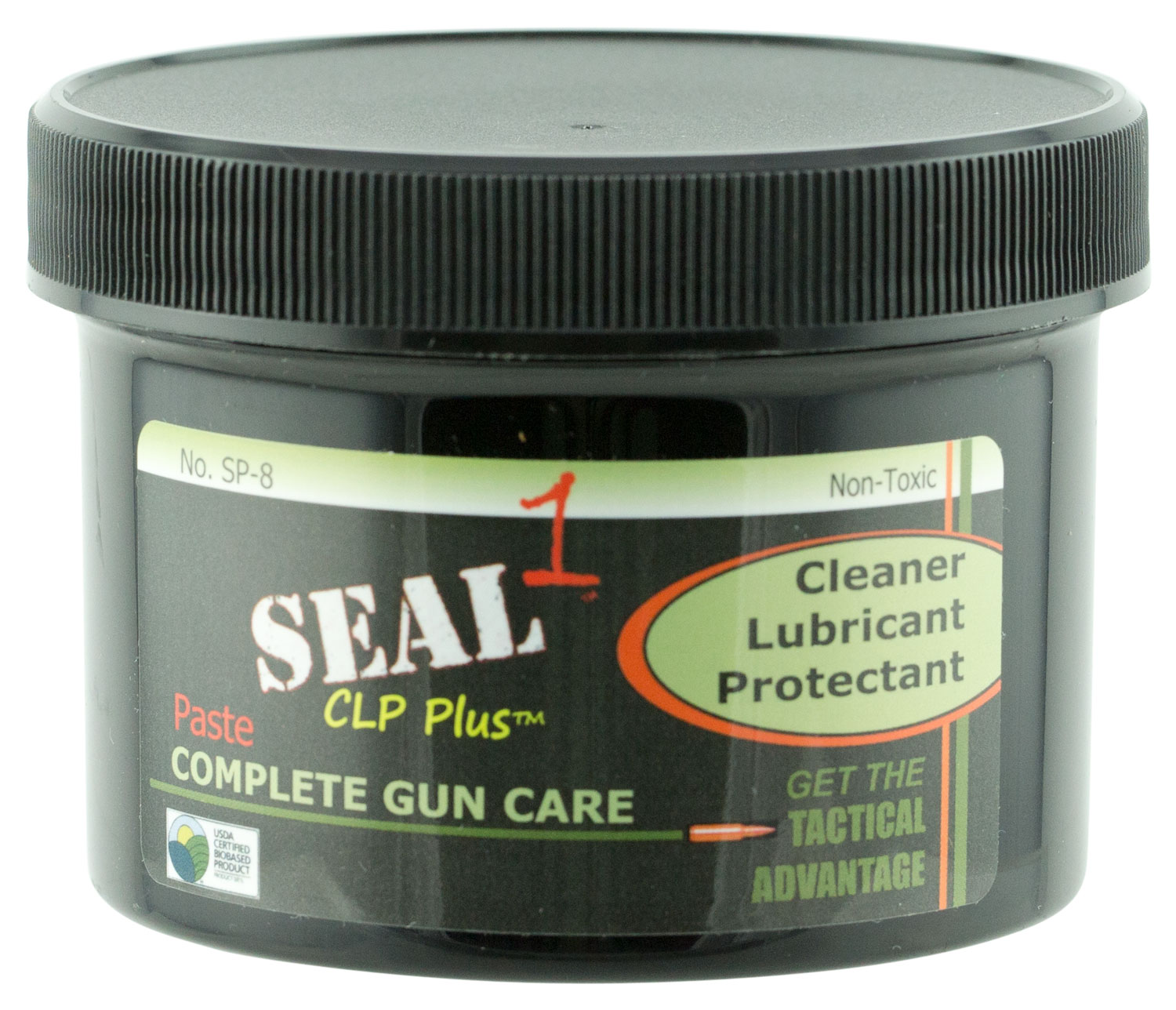 Seal 1 SP8 CLP Plus Paste 8 oz jar cleaner lubricant protectant for firearms