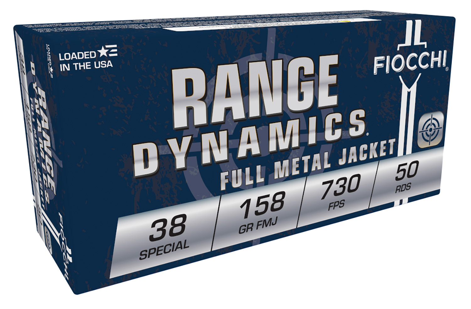 Fiocchi Shooting Dynamics .38 Special 158gr FMJ 50-round box