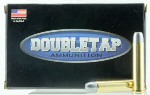 Box of DoubleTap 45-70 ammunition with 405 grain hard cast solid bullets