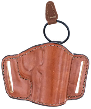Bianchi Model 105 Minimalist tan leather OWB belt-slide holster, size 14, right hand
