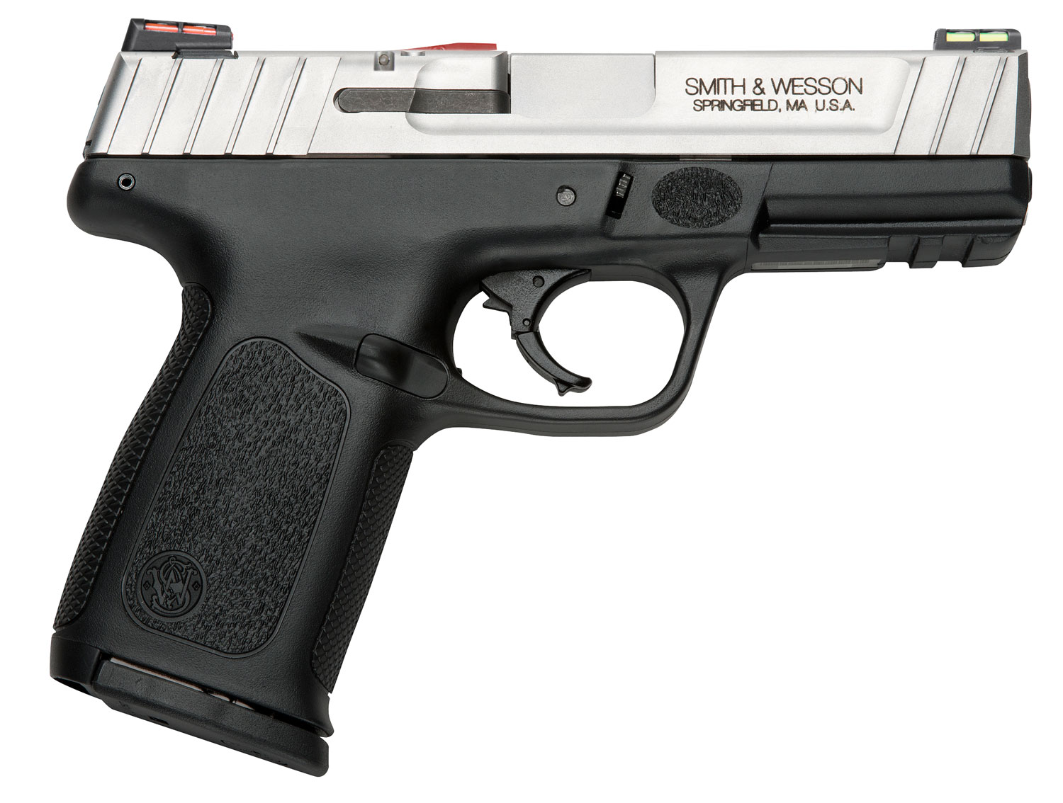 S&W SD9VE 9mm 4-inch Duotone Hi-Viz Fiber Optic