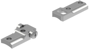 Leupold 2-piece standard steel scope base for Winchester 70, silver finish