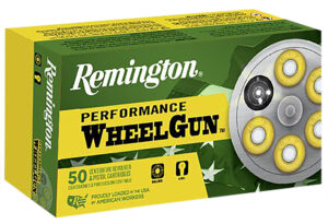 Box of 50 Remington Performance WheelGun .44 Special 246 grain ammunition with lead round-nose bullets
