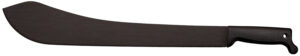 Cold Steel 97LBM Bolo 18-inch machete with black polypropylene handle and Cor-Ex sheath
