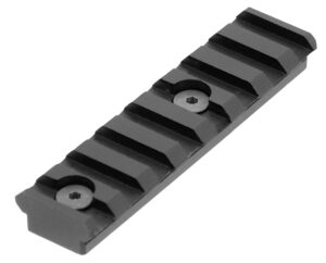 UTG Pro 3.14-inch KeyMod Picatinny rail section 8-slot black hardcoat anodized