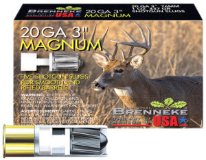 Brenneke Magnum 20ga 3in 1oz slug 5-round box product image