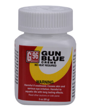 G96 Gun Blue Creme 3 oz bottle for firearm finish touch-ups